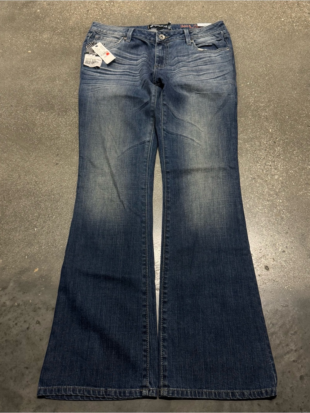 Y2K 2000s New With Tags Volcom boot cut denim jeans size 11 flared